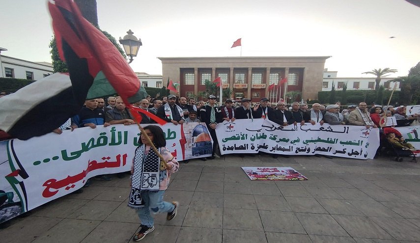 المغرب.. مسيرة شعبية حاشدة تطالب بوقف التطبيع مع 'إسرائيل'
