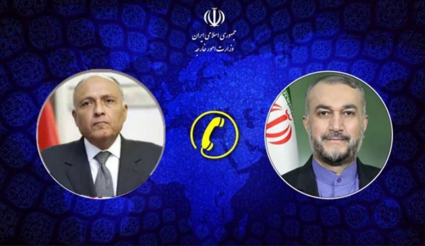 گفت و گوی تلفنی اميرعبداللهيان و وزیر امور خارجه مصر
