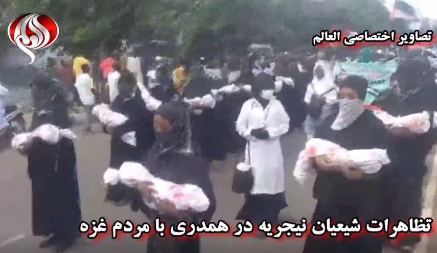 تصاویر العالم از حمله نیروهای امنیتی به تظاهرات شیعیان نیجریه در حمایت از مردم غزه + ویدیو