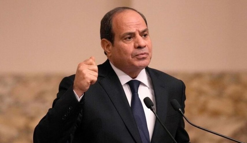 السیسی: کوچ اجباری فلسطینیان به مصر خط قرمز ماست