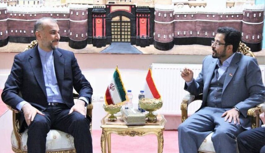 حضور امیرعبداللهیان در سفارت یمن در ایران