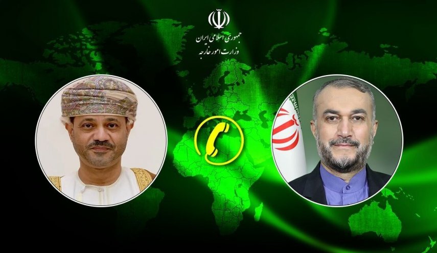محادثات هاتفية بين وزيري خارجية ايران وعمان حول تطورات غزة

