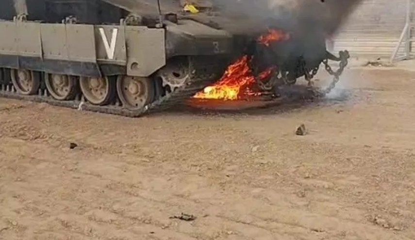 القسام تغنم سلاح جنود صهاينة بعد اشتباك معهم من نقطة صفر