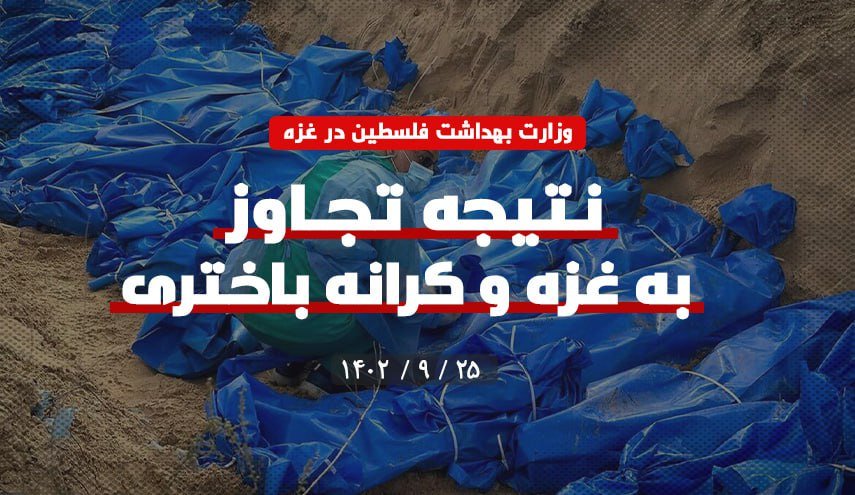 اینفوگرافیک |شمار شهدای غزه به 18987 نفر رسید