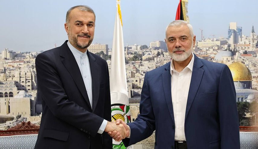 دیدار امیرعبداللهیان با اسماعیل هنیه در قطر