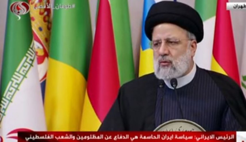 رییسی: دستان آمریکایی ها به خون فلسطینیان آغشته است