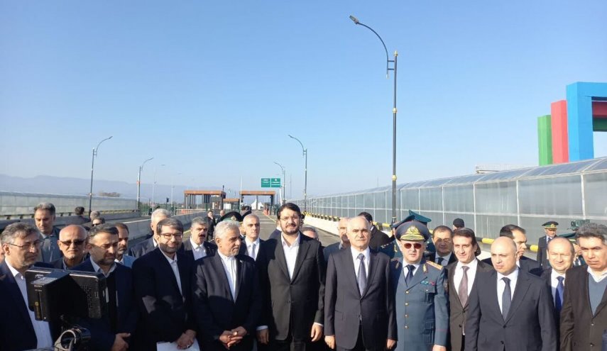 تدشین محطة وجسر حدودي جدید بين ايران وآذربيجان
