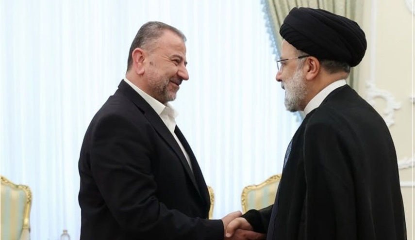 دیدار شهید صالح العاروری با رئیس جمهور در ۳۰ خرداد ۱۴۰۲