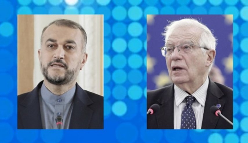 تماس تلفنی بورل با امیرعبداللهیان درباره انفجار تروریستی کرمان