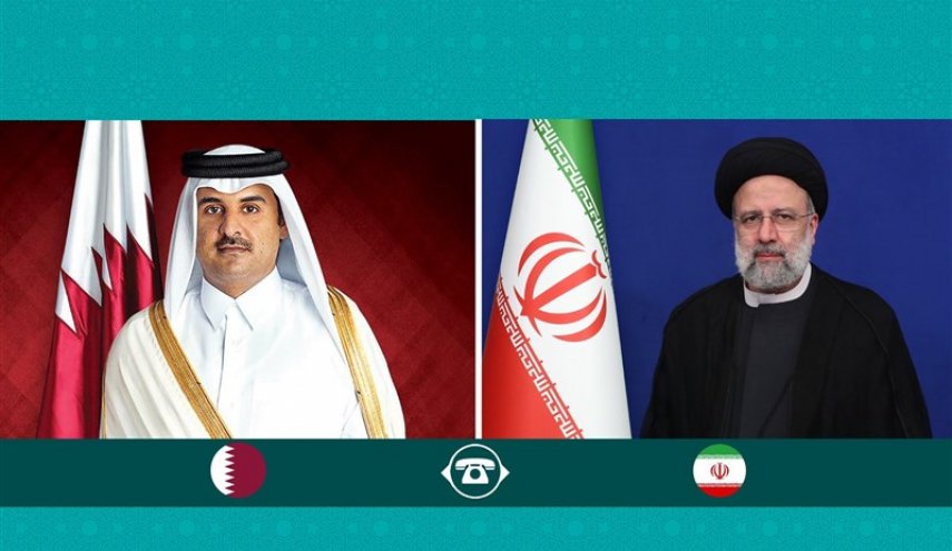 رئيسي لأمير قطر: الصهاينة يحاولون نشر الفوضى في أجزاء أخرى من المنطقة