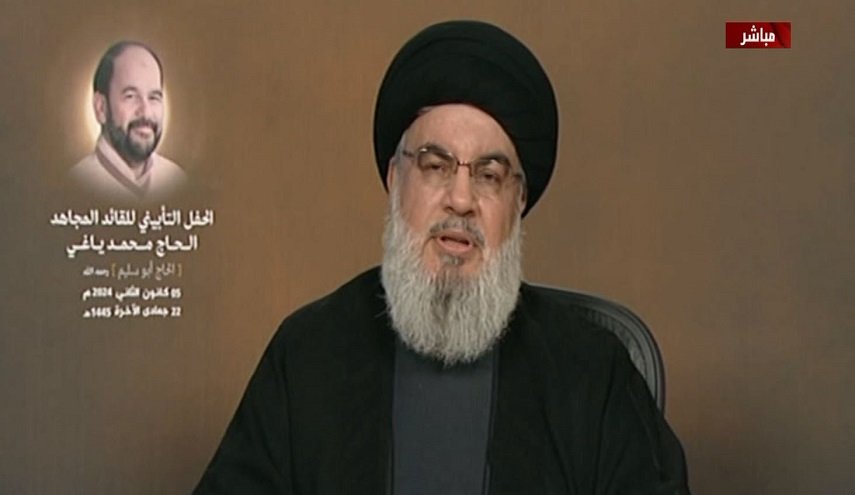 السيد نصر الله: شهداء اعتداء كرمان الايرانية لن تذهب دماؤهم هدراً