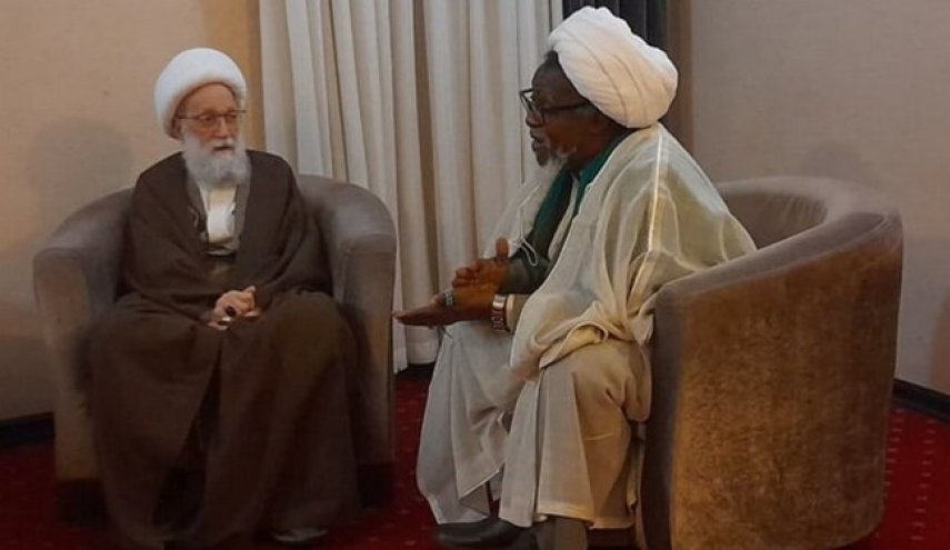 شیخ ابراهیم زکزاکی و آیت‌الله شیخ عیسی قاسم با هم دیدار کردند
