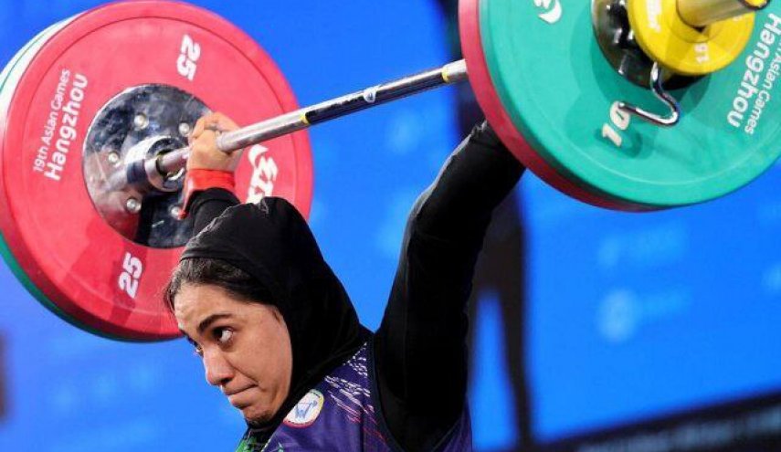 الهه رزاقی نایب قهرمان وزنه‌برداری آسیا شد