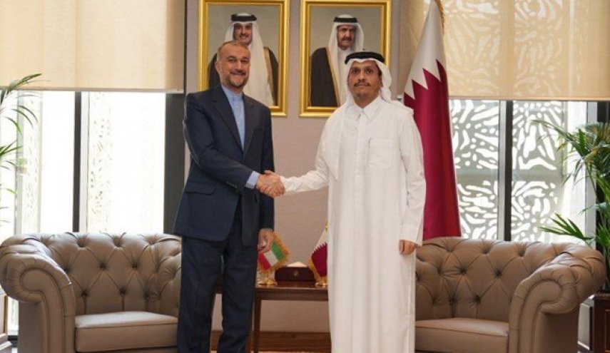 دیدار امیرعبداللهیان با نخست‌وزیر و وزیر خارجه قطر در دوحه
