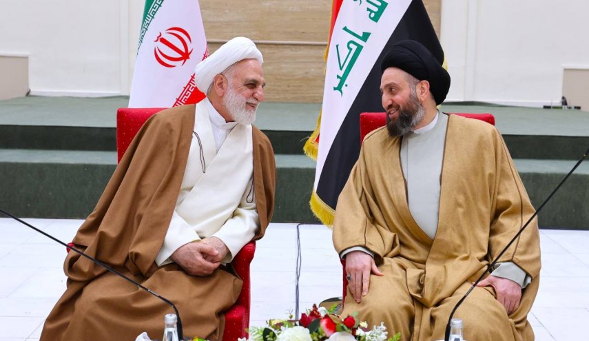 حکیم در دیدار با محسنی اژه‌ای: به حضور نیروهای آمریکایی در خاک عراق احتیاج نداریم 