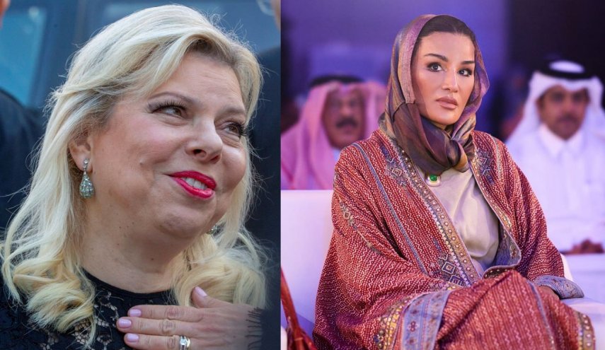 همسر نتانیاهو به مادر امیر قطر نامه نوشت
