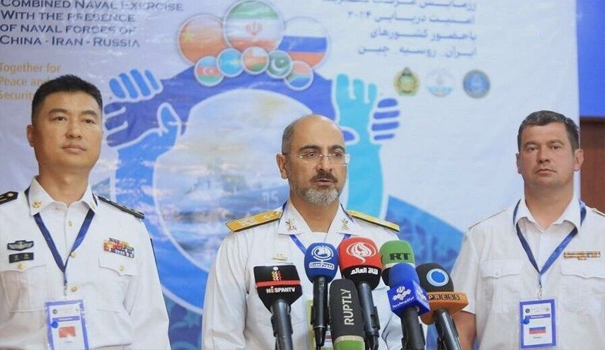 المناورات الإيرانية الروسية الصينية تجري على مساحة 17 ألف كيلومترمربع