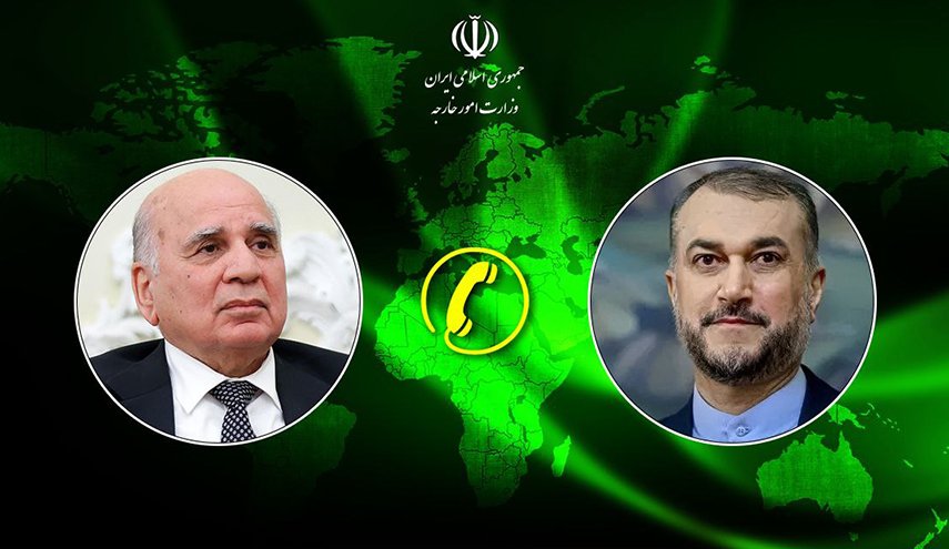  أميرعبداللهيان يبحث مع نظيره العراقي العلاقات الثنائية وتطورات غزة