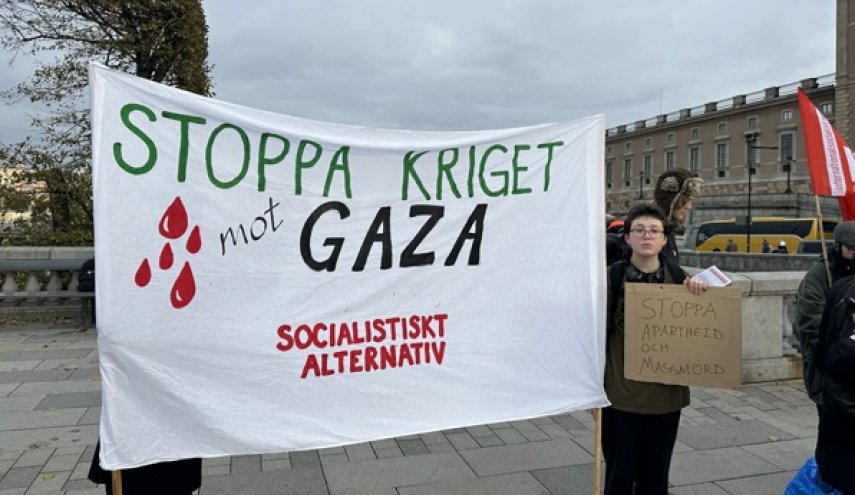 سوئد حامیان فلسطین را تحت پیگرد قضایی قرار داد
