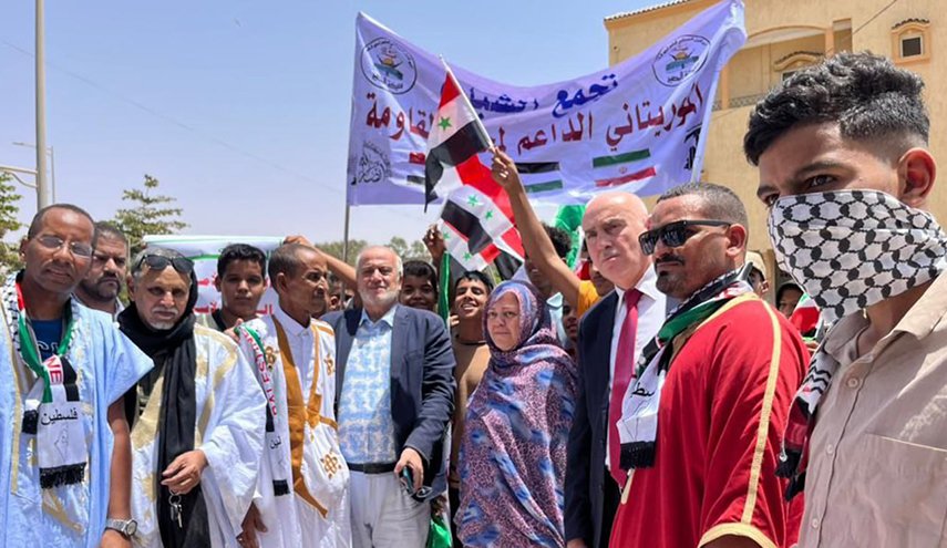 وقفة تضامنية في نواكشوط تنديداً بالعدوان الإسرائيلي على القنصلية الإيرانية