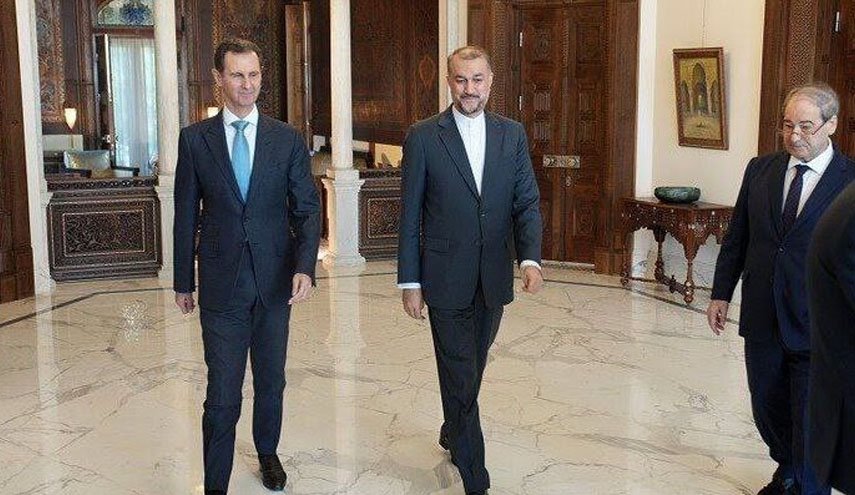 دیدار امیرعبداللهیان با بشار اسد