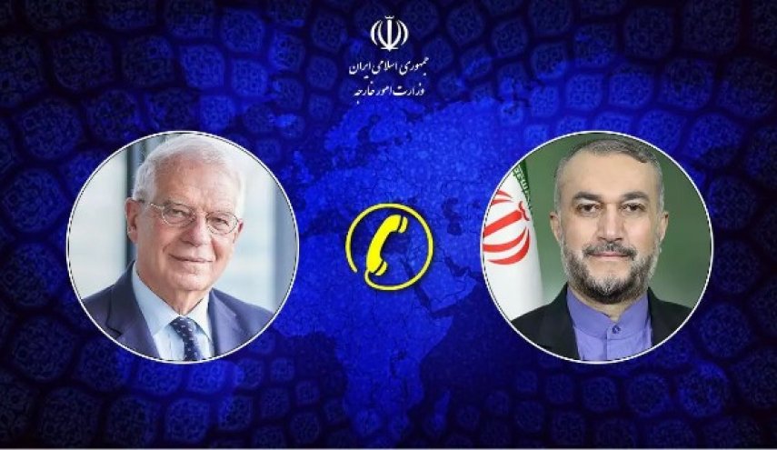 گفتگوی تلفنی امیر عبداللهیان با مسئول سیاست خارجی اتحادیه اروپا