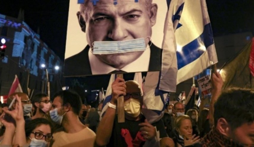 تظاهرات علیه نتانیاهو امروز هم ادامه یافت
