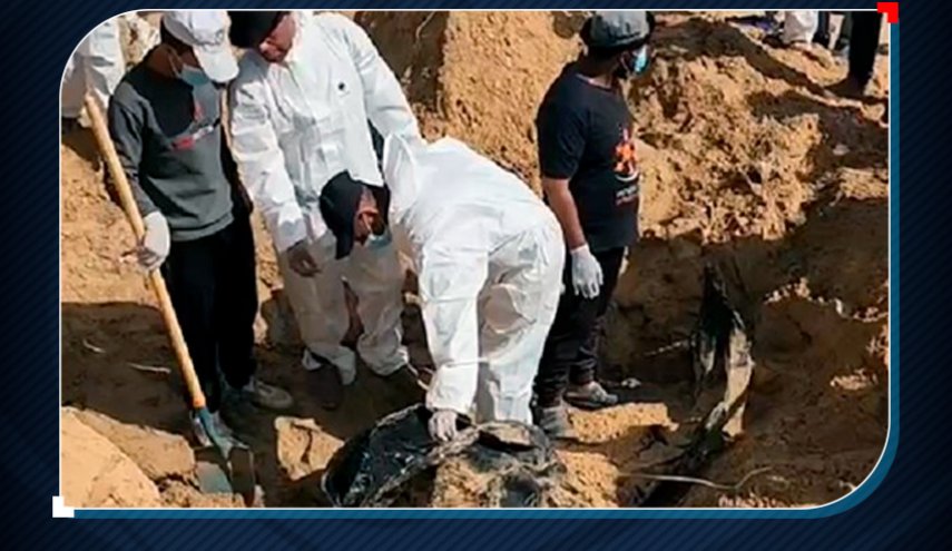 حماس: گورهای جمعی در بیمارستان ناصر اوج جنایات اشغالگران را برملا می‌سازد/ کشف اجساد بیش از 50 شهید اعدام شده سنین مختلف