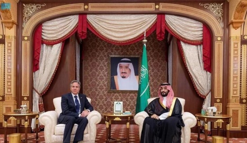 بن سلمان و بلینکن، کاستن تنش‌ها در منطقه را بررسی کردند