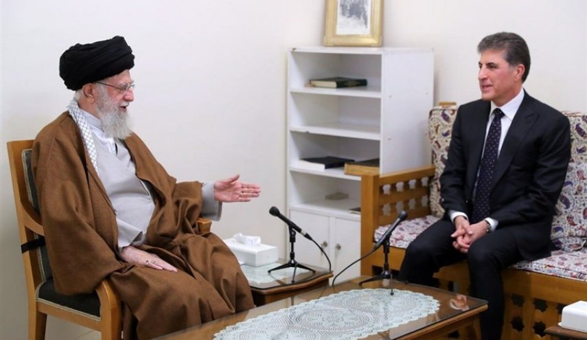 قائد الثورة يستقبل رئيس منطقة كردستان العراق
