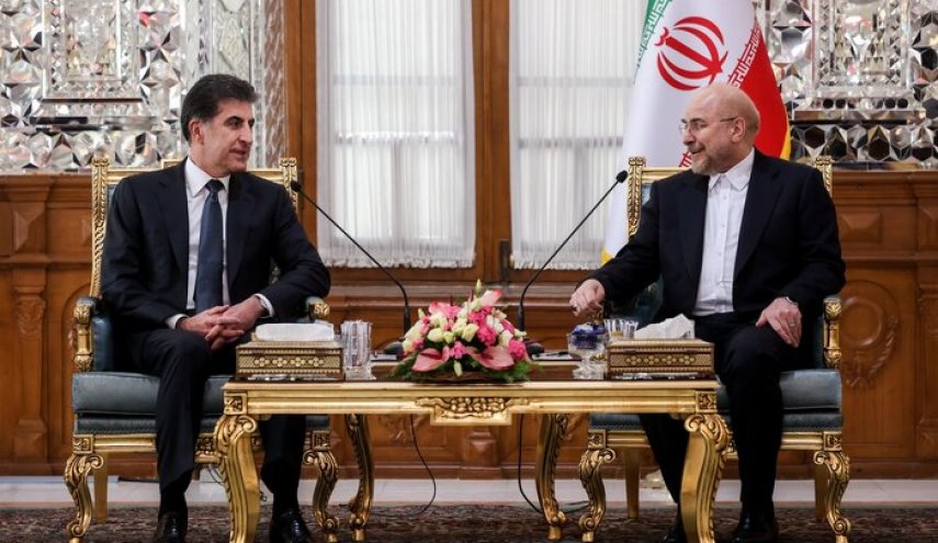 قالیباف: فرصت ارتقای روابط با عراق را از دست نمی‌دهیم/ بارزانی:قدر حمایت ایران را می‌دانیم
