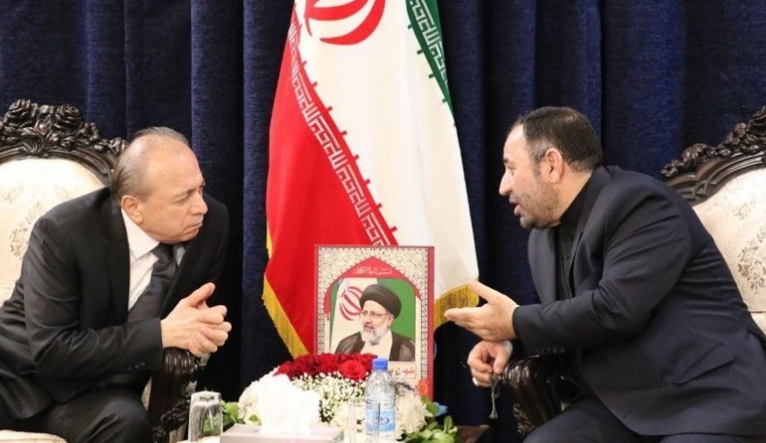 حضور وزیر دفاع سوریه در سفارت ایران در دمشق