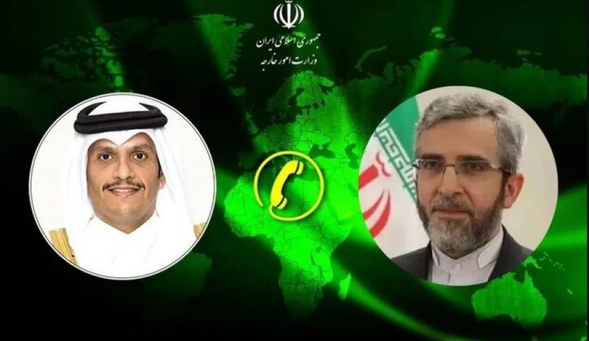 رایزنی تلفنی باقری کنی با نخست‌وزیر قطر
