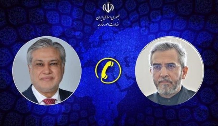 گفت‌وگوی باقری و وزیرخارجه پاکستان درباره روابط دوجانبه و تحولات غزه
