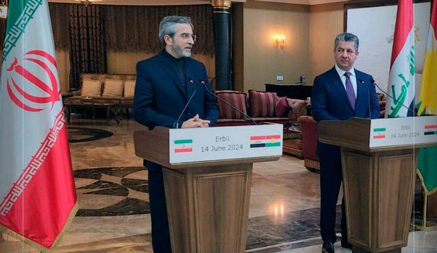 باقری کنی: به هیچ طرفی اجازه نمی دهیم روابط دوستانه ما را با اقلیم کردستان خدشه دار کند