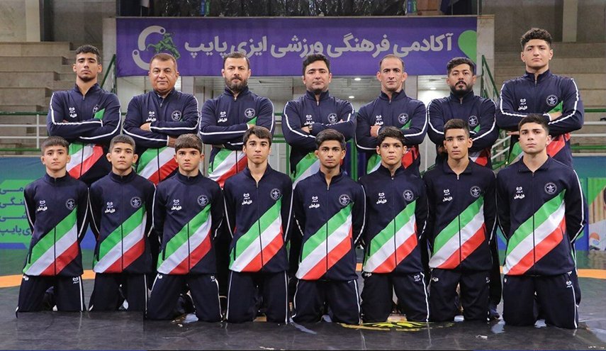 تتويج منتخب إيران للمصارعة الرومانية ببطولة آسيا
