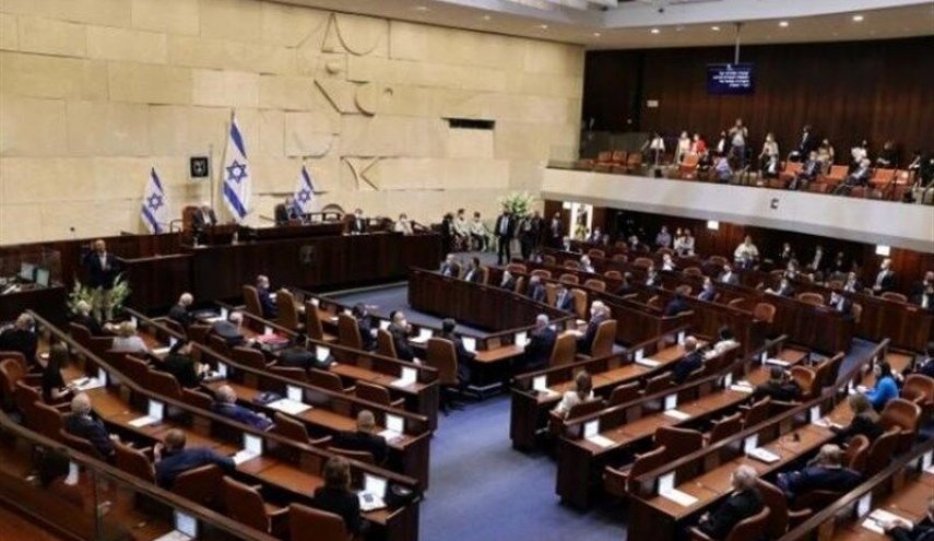 مخالفت پارلمان رژیم صهیونیستی با تشکیل کشور فلسطین
