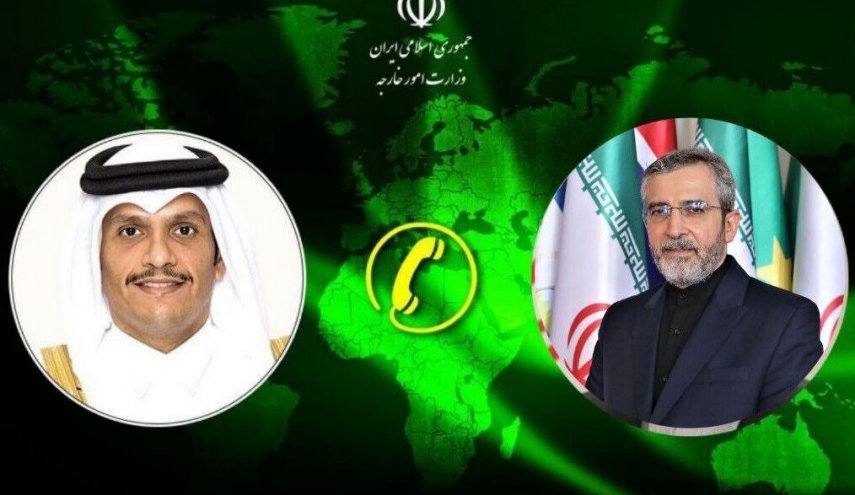 گفت وگوی تلفنی وزیرخارجه قطر با باقری‌کنی درباره تحولات منطقه
