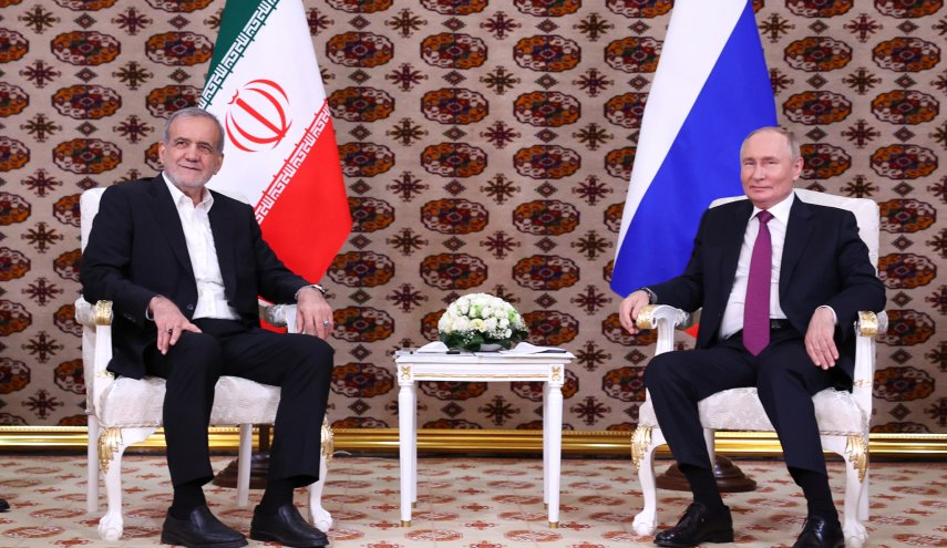 پزشکیان: ارتباط ایران و روسیه صمیمانه و راهبردی است/ پوتین: مواضع بین‌المللی تهران و مسکو بسیار نزدیک است
