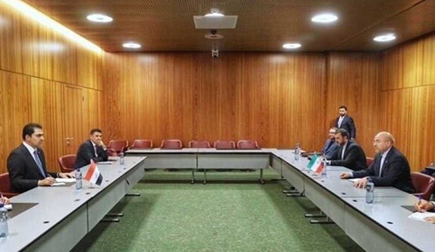 قالیباف لرئيس البرلمان العراقي: بنية جبهة المقاومة لا تزال بأحسن حال