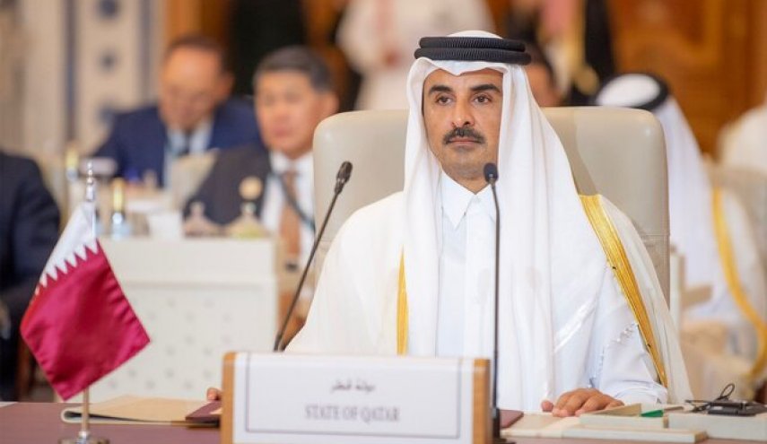 امیرقطر: جامعه بین‌الملل تا کی به رفتار با اسرائیل فراتر از قوانین بین‌المللی ادامه می‌دهد؟