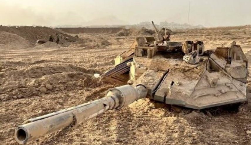 شاهد ماذا فعلت المقاومة بدبابات ميركافا في شمال غزة