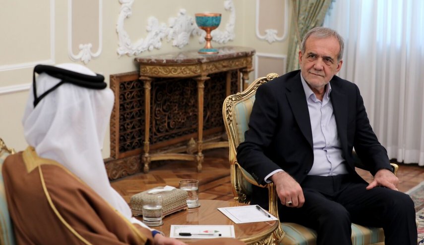 پزشکیان: ایران بر روابط گسترده‌تر با قطر تأکید دارد
