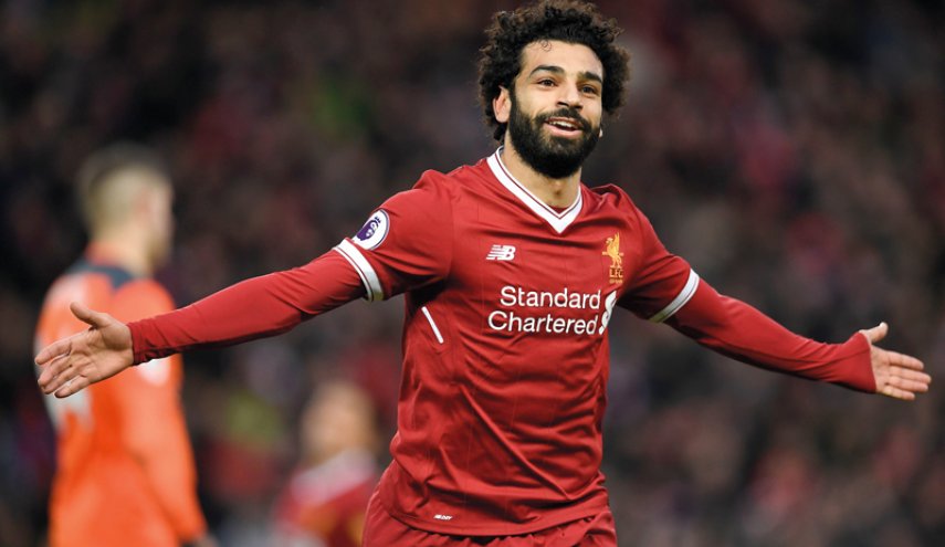 هكذا احتفل محمد صلاح بفوزه لقب أفضل لاعب في الدوري الإنجليزي