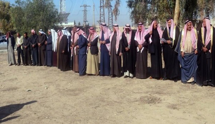 عشائر دير الزور والحسكة تعلنان دعمهما للجيش السوري بدحر الارهابيين