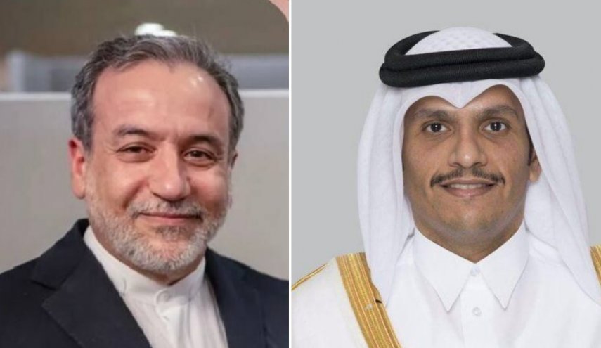 إيران وقطر تؤکدان على تعزيز التعاون الثنائي