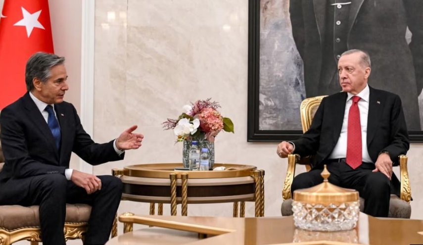 دیدار بلینکن با اردوغان در آنکارا درباره تحولات سوریه
