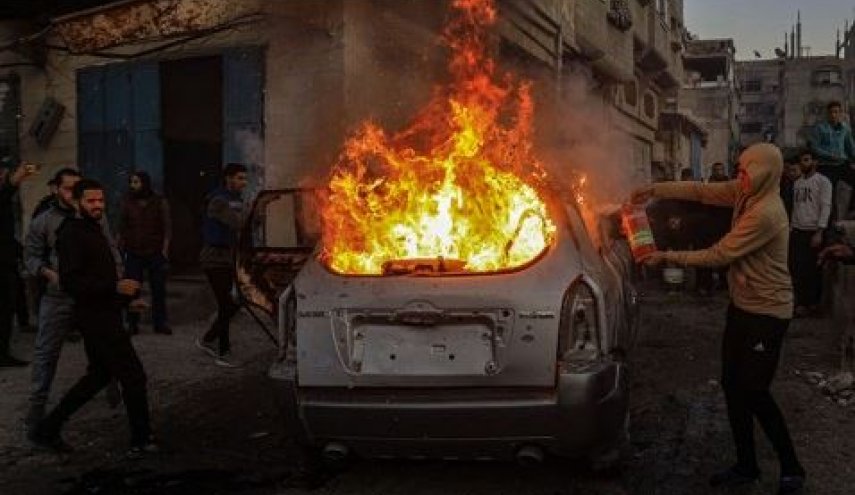 صهیونیست‌ها مسجدی در شمال کرانه باختری را آتش زدند 