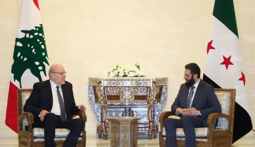 گفت وگوی میقاتی با الجولانی در سفر به دمشق
