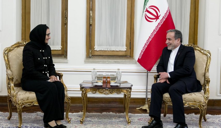 دیدار رئیس جدید دفتر برنامه جهانی غذا در ایران با عراقچی
